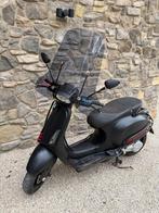 Vespa 45KM Sprint S E5 mat zwart 2021, geel kenteken., Ophalen, Gebruikt, Maximaal 45 km/u, Vespa S