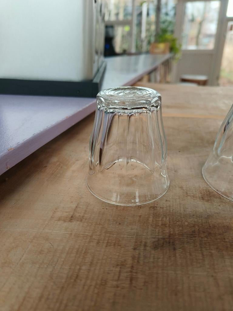 4 Duralex picardie glazen van 9 cl, Verzamelen, Glas en Borrelglaasjes, Ophalen, Zo goed als nieuw, Overige typen