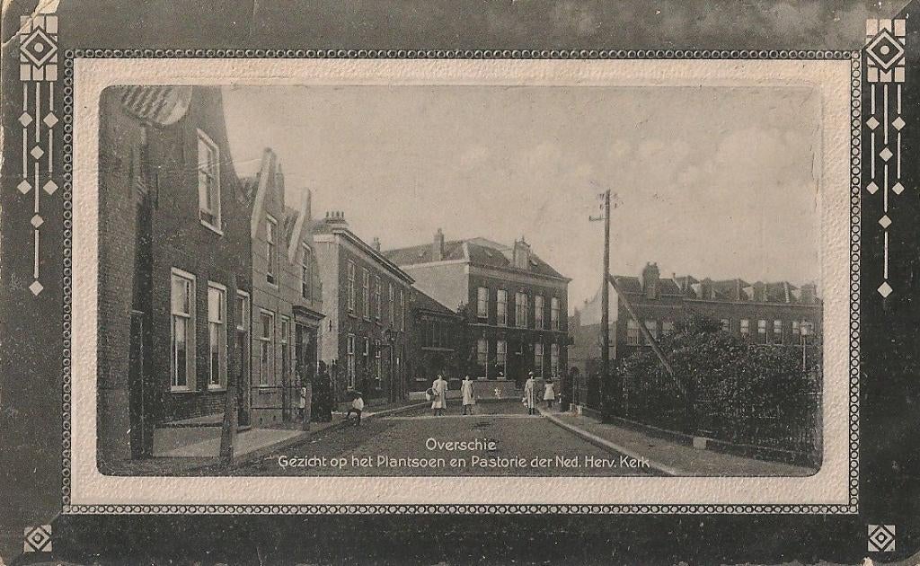 OVERSCHIE, Verzenden, Voor 1920, Gelopen, Zuid-Holland