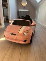 Elektrische auto kinderen Fiat 500, Kinderen en Baby's, Speelgoed | Buiten | Accuvoertuigen, Ophalen, Zo goed als nieuw