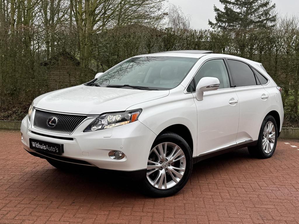 Lexus RX 450h 4WD President YOUNGTIMER HUD Mark Levinson NIE, Auto's, Lexus, Automaat, Euro 5, Gebruikt, Leder