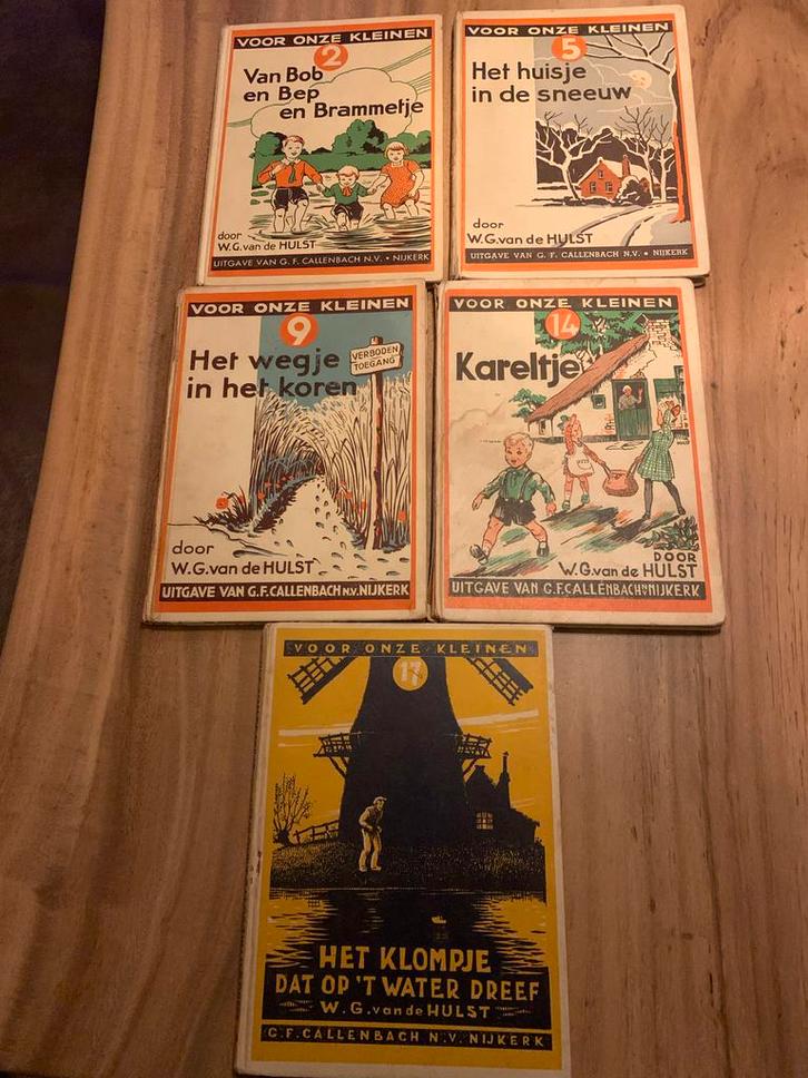 W.G. van de Hulst - Voor Onze Kleinen (5 boeken), Boeken, Kinderboeken | Jeugd | onder 10 jaar, Gelezen, Fictie algemeen, Ophalen of Verzenden