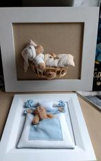 2 wandschilderijen decor beertjes voor kinderen kamers, Ophalen of Verzenden
