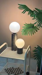 Vintage Bony Design Space Age bollamp grijs bol glas, 50 tot 75 cm, ., Zo goed als nieuw, .