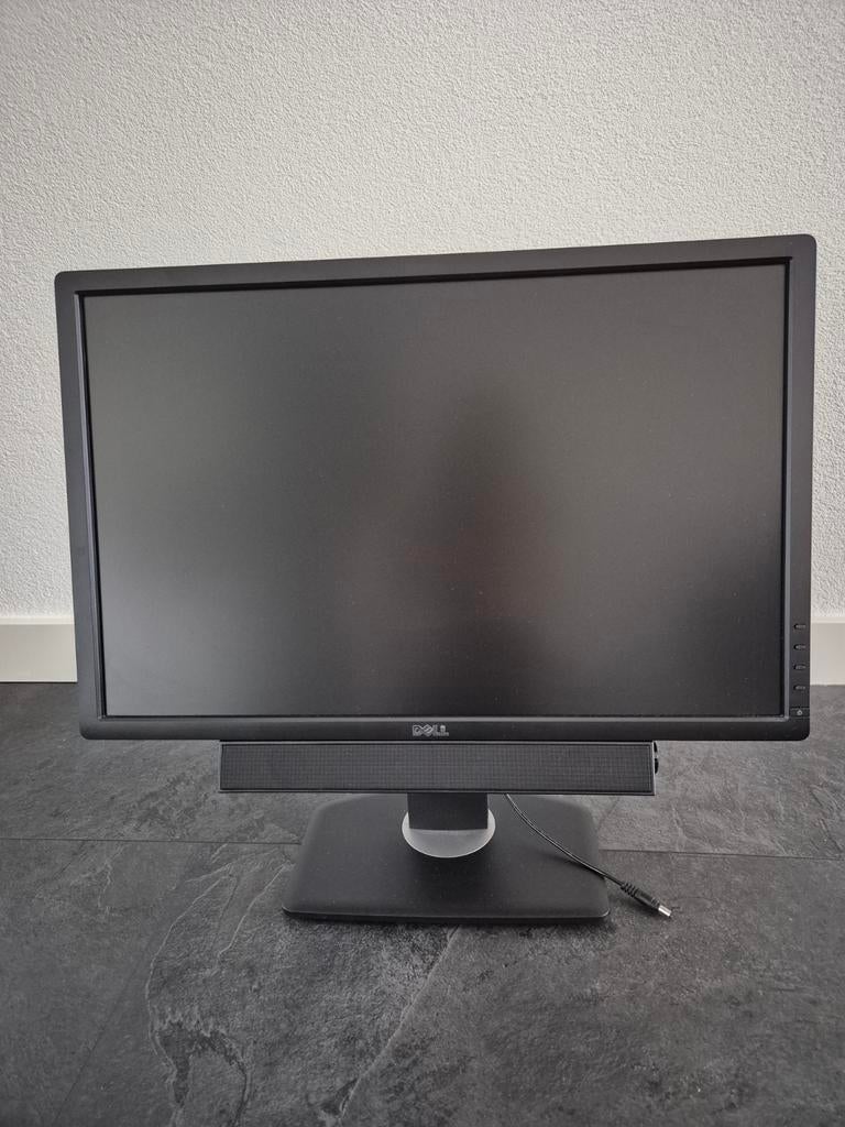 Dell Monitor met Soundbar - Perfect voor Thuiswerk, Ophalen, In hoogte verstelbaar, IPS, Dell