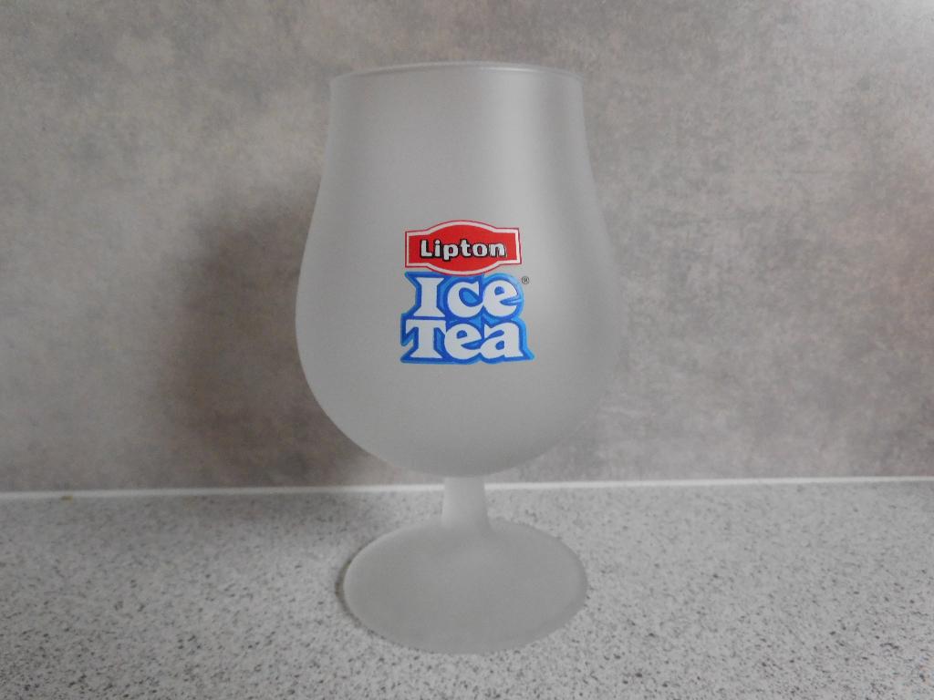 Glas 250 ml. Frosted Ice Tea Lipton Ice, Verzamelen, Glas en Borrelglaasjes, Ophalen of Verzenden, Zo goed als nieuw, Frisdrankglas