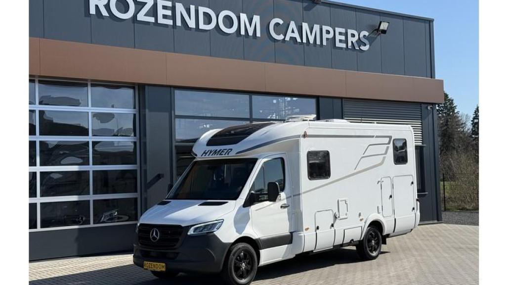 Hymer B-MCT 580 Level, Lithium, LED koplampen, top staat!, Caravans en Kamperen, Campers, Automaat, Luifel, Ringverwarming, Koelkast