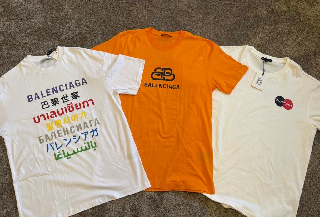 Balenciaga shirts, Kleding | Heren, T-shirts, Ophalen of Verzenden, Nieuw, Overige maten, Wit