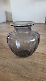 Mooie glazen vaas van IKEA - Grijs/Transparant, Gebruikt, Overige kleuren, Ophalen of Verzenden, Glas