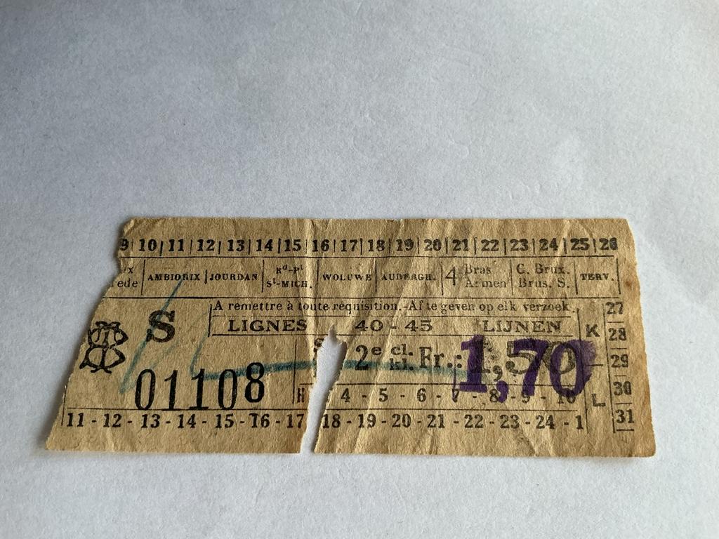 K6 kaartje België, Ophalen of Verzenden, Zo goed als nieuw, Trein, Kaart of Prent