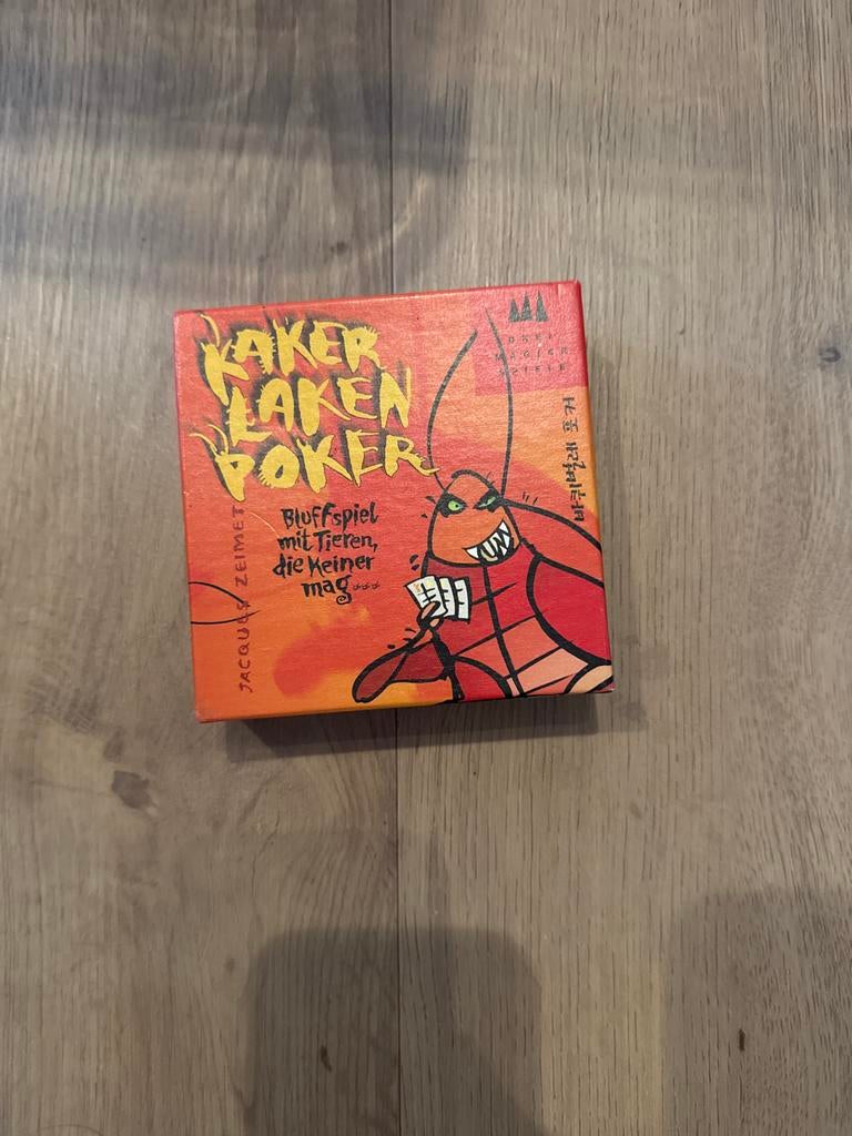 Kakkerlakken Poker: Blufspel met dieren die niemand mag, Hobby en Vrije tijd, Gezelschapsspellen | Kaartspellen, Drie of vier spelers