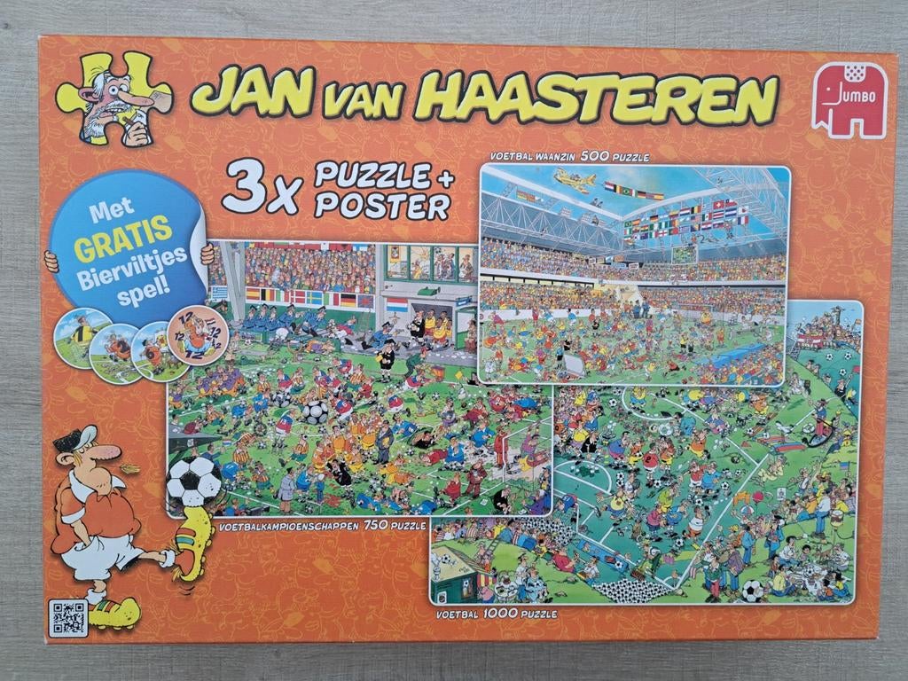 JAN VAN HAASTEREN.  3 puzzels, Verzamelen, Ophalen of Verzenden