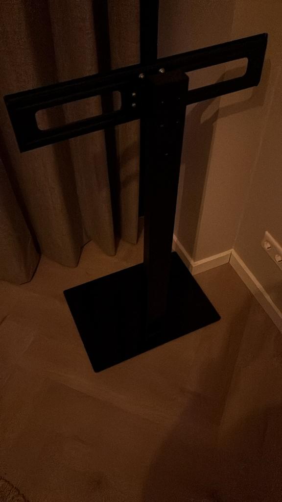 Nieuwe universele tv standaard - Zwart, Ophalen of Verzenden, Nieuw