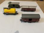 4 marklin wagons, Wisselstroom, Wagon, Ophalen of Verzenden, Zo goed als nieuw