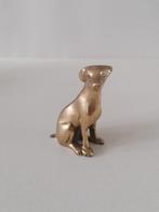 hollywood regency koperen/messing hondje 9 cm hoog, Ophalen of Verzenden, Koper