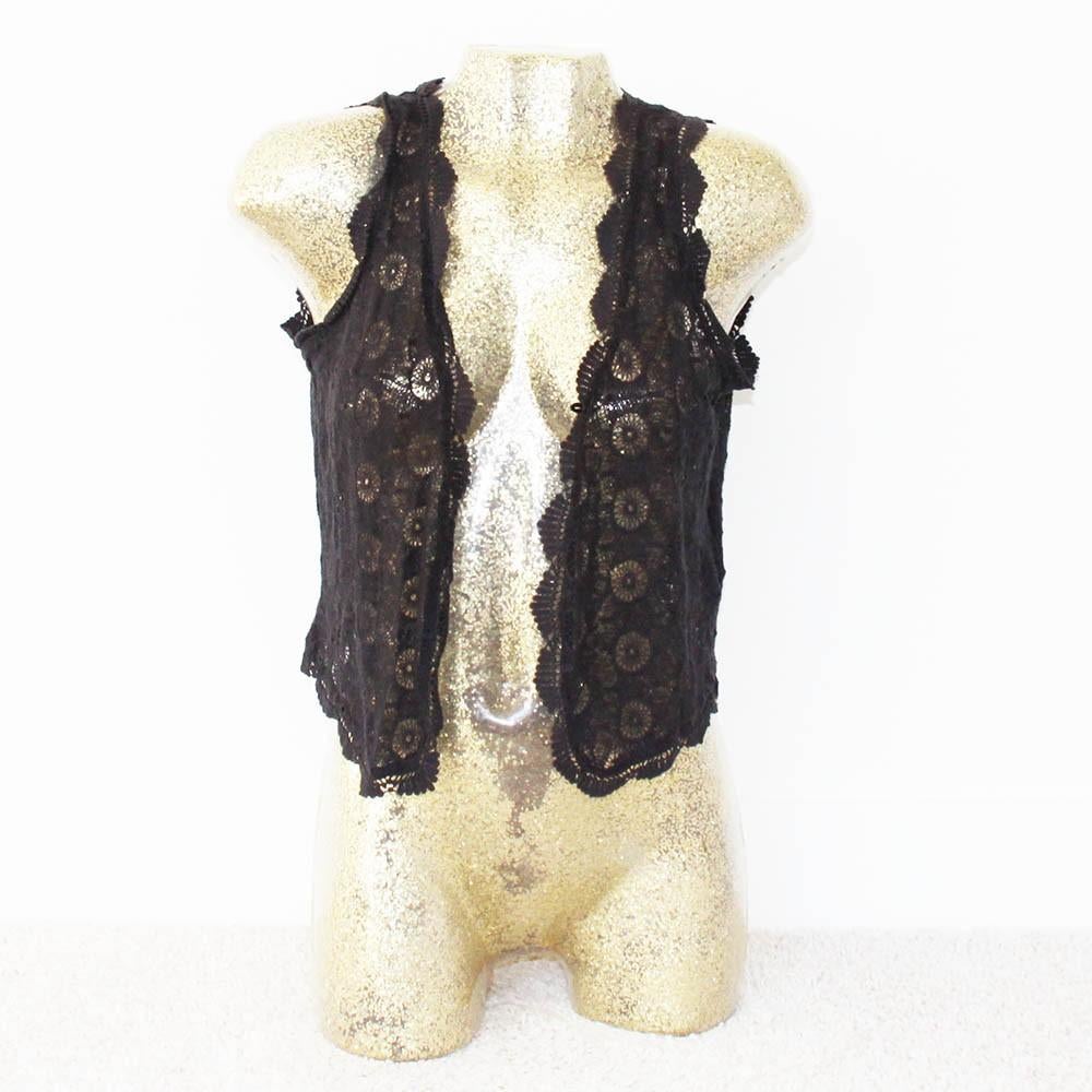 Zeer Mooi Yaya Vestje 100% Katoen (L) - 30 € 20,-, Maat 38/40 (M), Bruin, Ophalen of Verzenden, Zo goed als nieuw