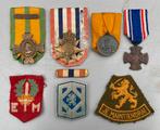 Lot Nederlandse onderscheidingen en emblemen, Ophalen of Verzenden, Landmacht, Nederland, Embleem of Badge