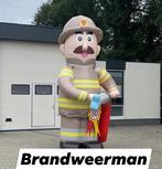 abraham opblaasfiguur brandweer brandweerman te huur, Ophalen of Verzenden, Zo goed als nieuw, Abraham of Sarah