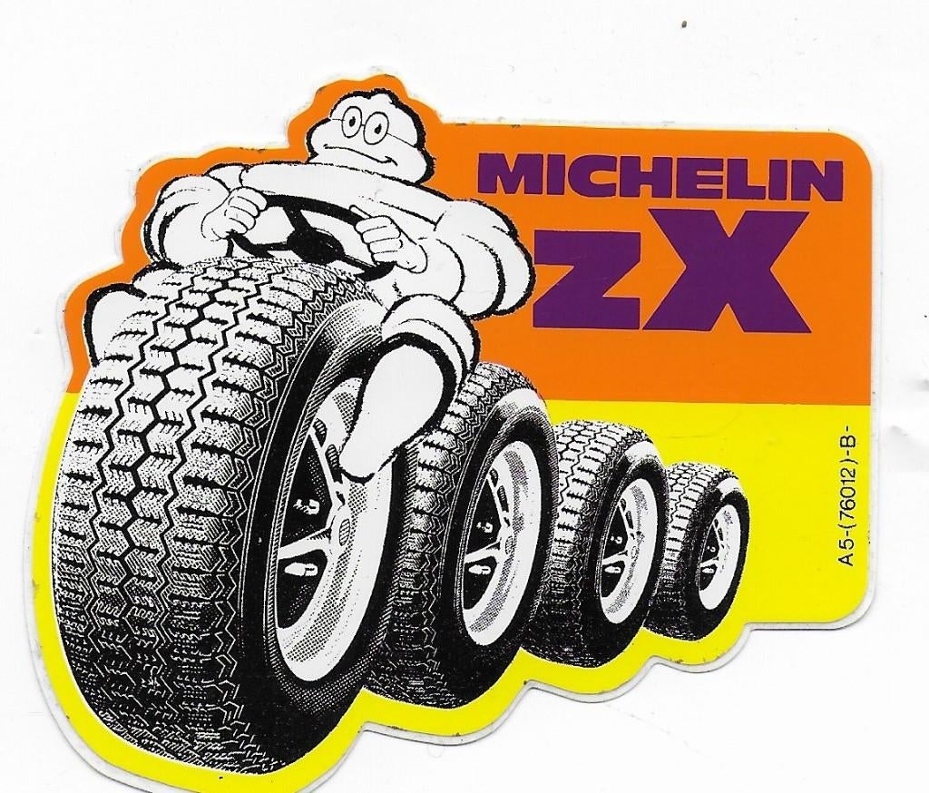 So98 sticker michelin zx, Verzamelen, Verzenden, Zo goed als nieuw, Overige typen