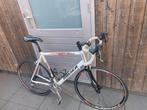 Moser Master Heren racefiets wit framemaat 58, Fietsen en Brommers, Fietsen | Racefietsen, Gebruikt, Heren, Aluminium, Overige maten