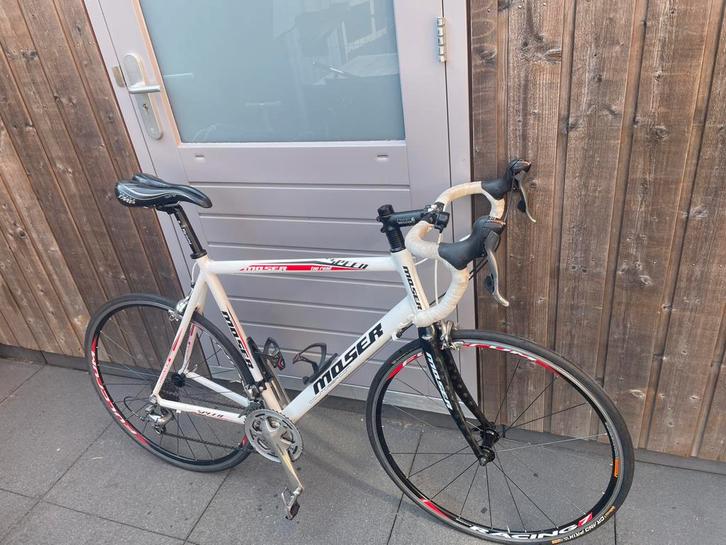 Moser Master Heren racefiets wit framemaat 58, Fietsen en Brommers, Fietsen | Racefietsen, Gebruikt, Heren, Overige merken, Meer dan 20 versnellingen