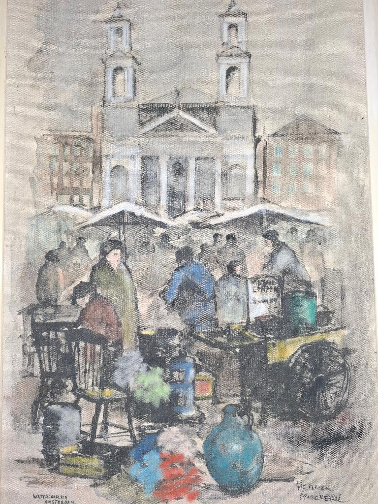 Herman Moerkerk  Waterlooplein Amsterdam, Ophalen