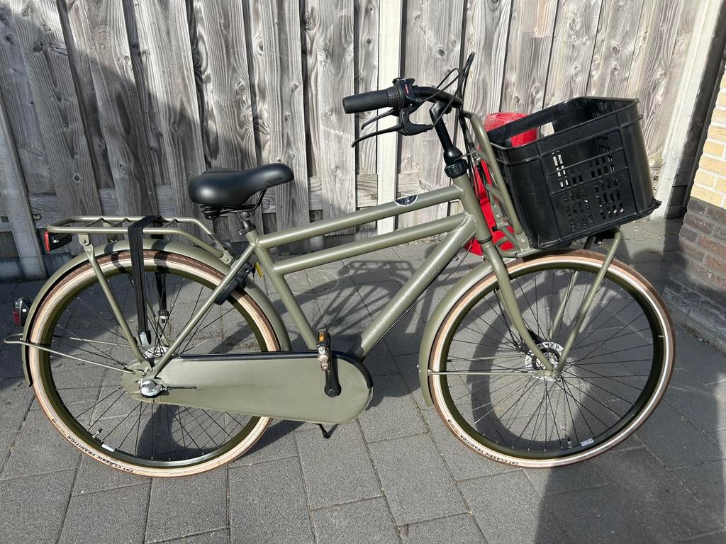 Cortina U4 50cm 28” Stone Bridge Matt Groen Herenfiets ZGAN, Versnellingen, 49 tot 53 cm, Zo goed als nieuw, Ophalen