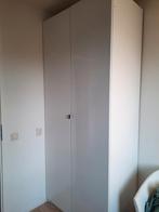 IKEA PAX: 2 Hoogglans Deuren, 4 Planken en Kledingro, Ophalen, Met deur(en), Gebruikt, 200 cm of meer