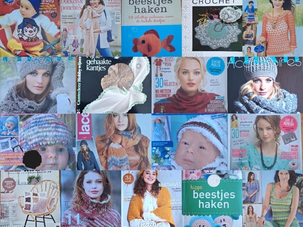 brei en haak bladen / boeken 2 euro per stuk uitzoeken, Verzenden, Zo goed als nieuw, Breien of Haken, Patroon of Boek