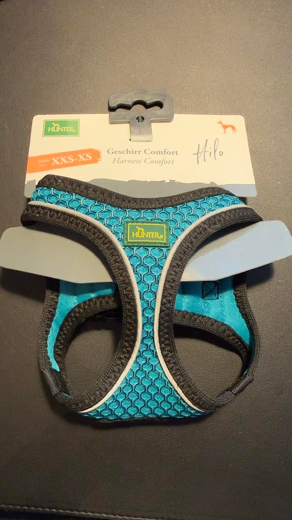 Hunter Hilo Comfort Harnas Turquoise XXS-XS, Ophalen of Verzenden, Nieuw
