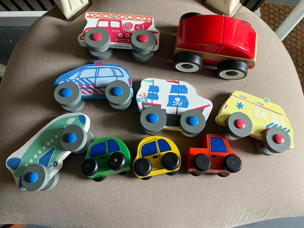 Houten speelgoedauto's en voertuigen, Ophalen of Verzenden, Gebruikt, Overige typen