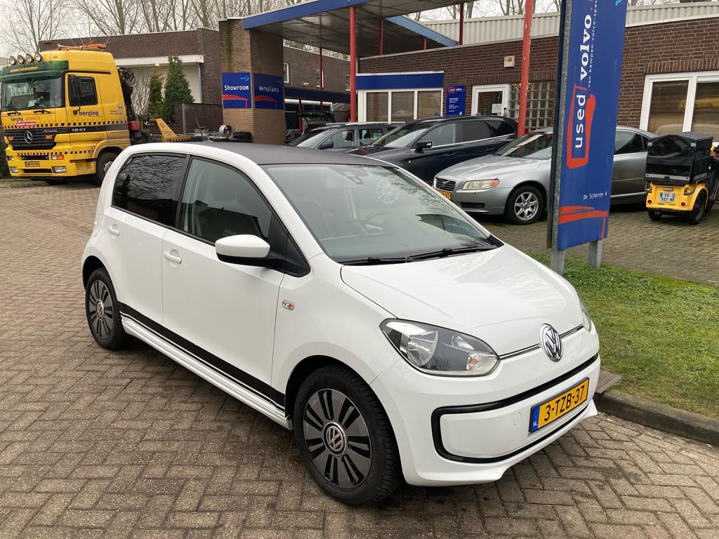 Volkswagen E-UP Super netjes compleet uitgevoerd. (bj 2014), Auto's, Up!, Wit, Origineel Nederlands, 81 pk