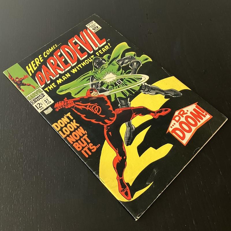 Daredevil Vol.1 #37 (1968) VF- (7.5), Amerika, Marvel Comics, Ophalen of Verzenden, Gelezen