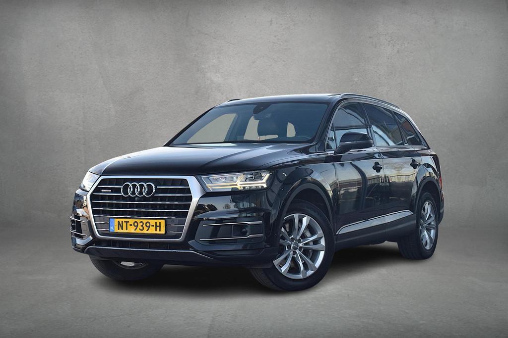 Audi Q7 3.0 TFSI quattro Pro Line + 7p | 7 Pers. | Pano | Le, 2005 kg, Gebruikt, Zwart, Leder