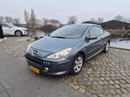 Peugeot 307 cabrio - economisch total loss - cabriolet 2005, Auto's, Cabriolet, Blauw, Leder, Bruin