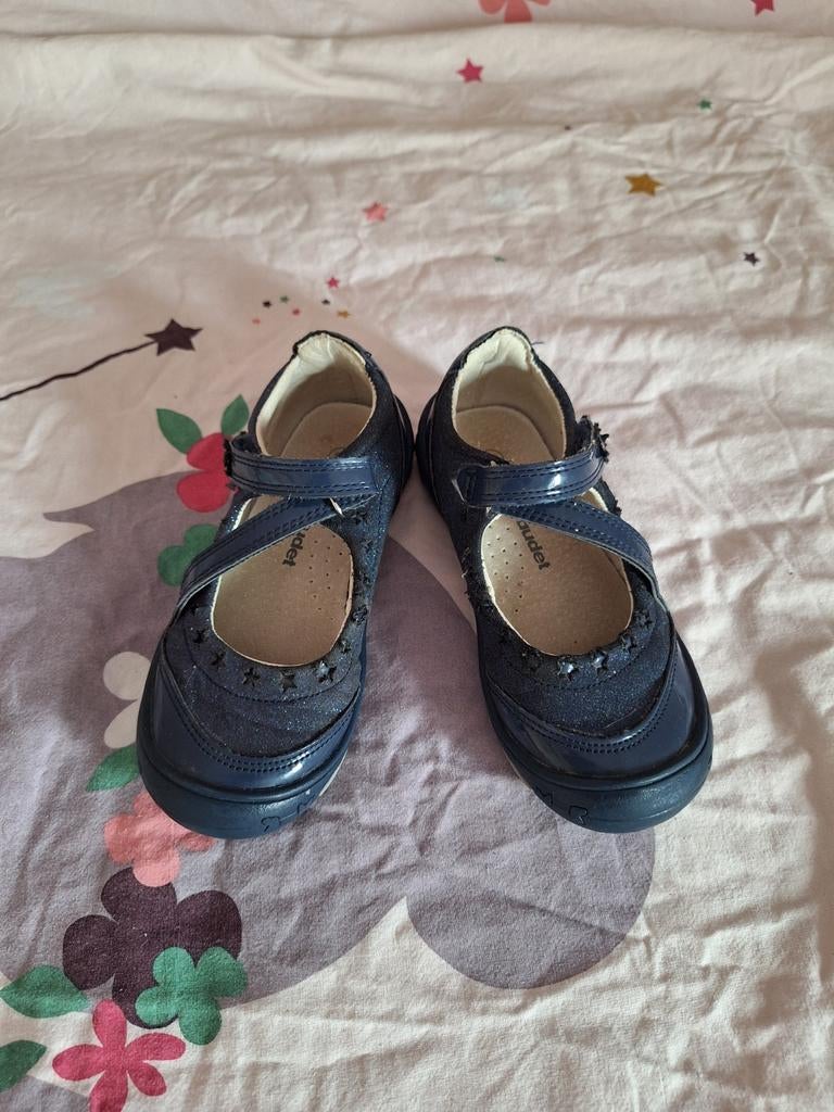 Donkerblauwe kinderschoenen glitter maat 25, leer en lakleer, Kinderen en Baby's, Kinderkleding | Schoenen en Sokken, Meisje, Vertbaudet