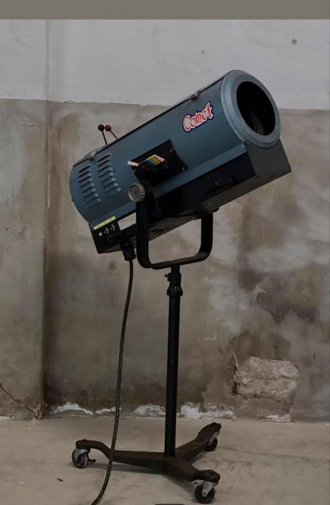 Vintage Comet Altman Follow Spotlight, Ophalen, Gebruikt, Licht, Kleur