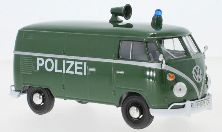 MotorMax, Volkswagen T1 Kasten, Polizei, Hobby en Vrije tijd, Modelauto's | 1:24, Nieuw, Bus of Vrachtwagen, Motormax, Ophalen of Verzenden