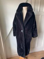 Zara zwarte teddy mantel in nieuwstaat, Ophalen of Verzenden, Zo goed als nieuw, Maat 36 (S), Zwart