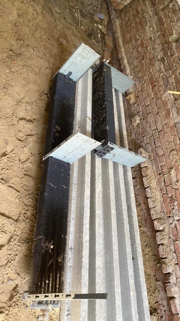 Jaga staande convector gratis, Ophalen, Gebruikt, IJzer