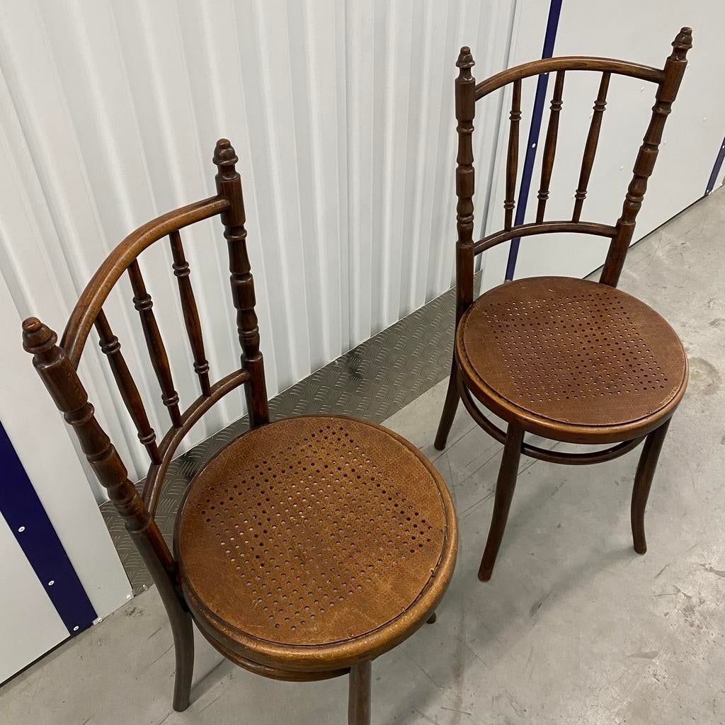 2x Mundus vianna austia houtenstoelsn, Ophalen