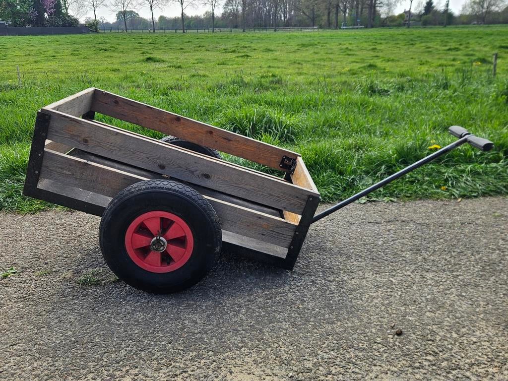 Handkar transportkar, Doe-het-zelf en Verbouw, Transportwagens, 100 liter of meer, Ophalen, Transportkar