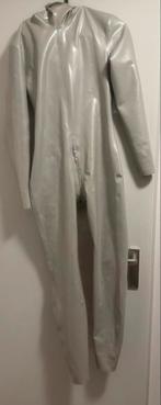 Latex Catsuit met capuchon - Grijs, Verzenden, Zo goed als nieuw