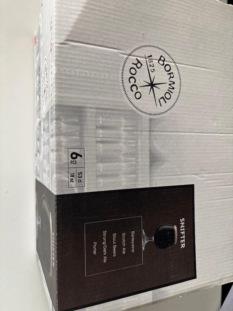 Bierglazen Bol (6x), Huis en Inrichting, Keuken | Servies, Glas of Glazen, Ophalen of Verzenden, Overige stijlen, Glas