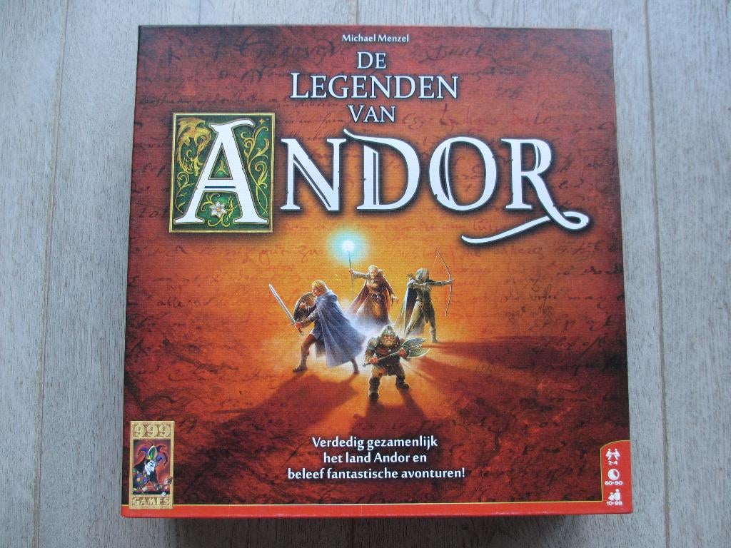 Zo goed als nieuw bordspel De Legenden van Andor, Hobby en Vrije tijd, Gezelschapsspellen | Bordspellen, Een of twee spelers, Ophalen of Verzenden