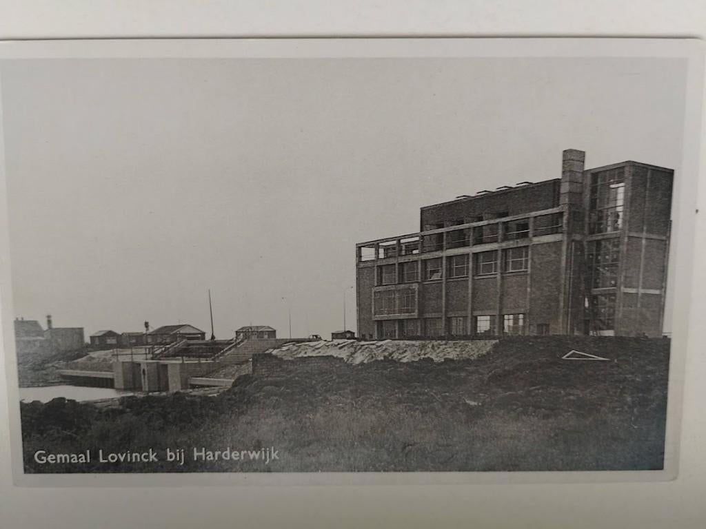 Harderwijk, Gemaal Lovinck, Ophalen of Verzenden, 1940 tot 1960, Ongelopen, Gelderland