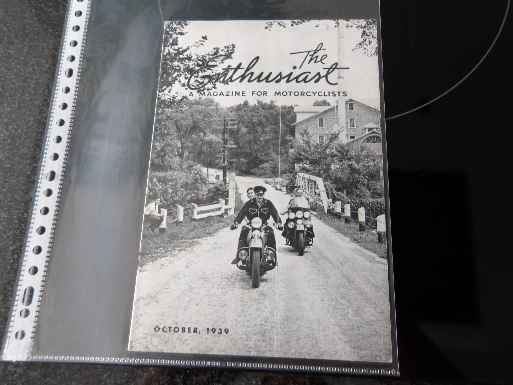 Harley Davidson The Enthusiast Oct 1939, Motoren, Verzenden, Harley-Davidson of Buell