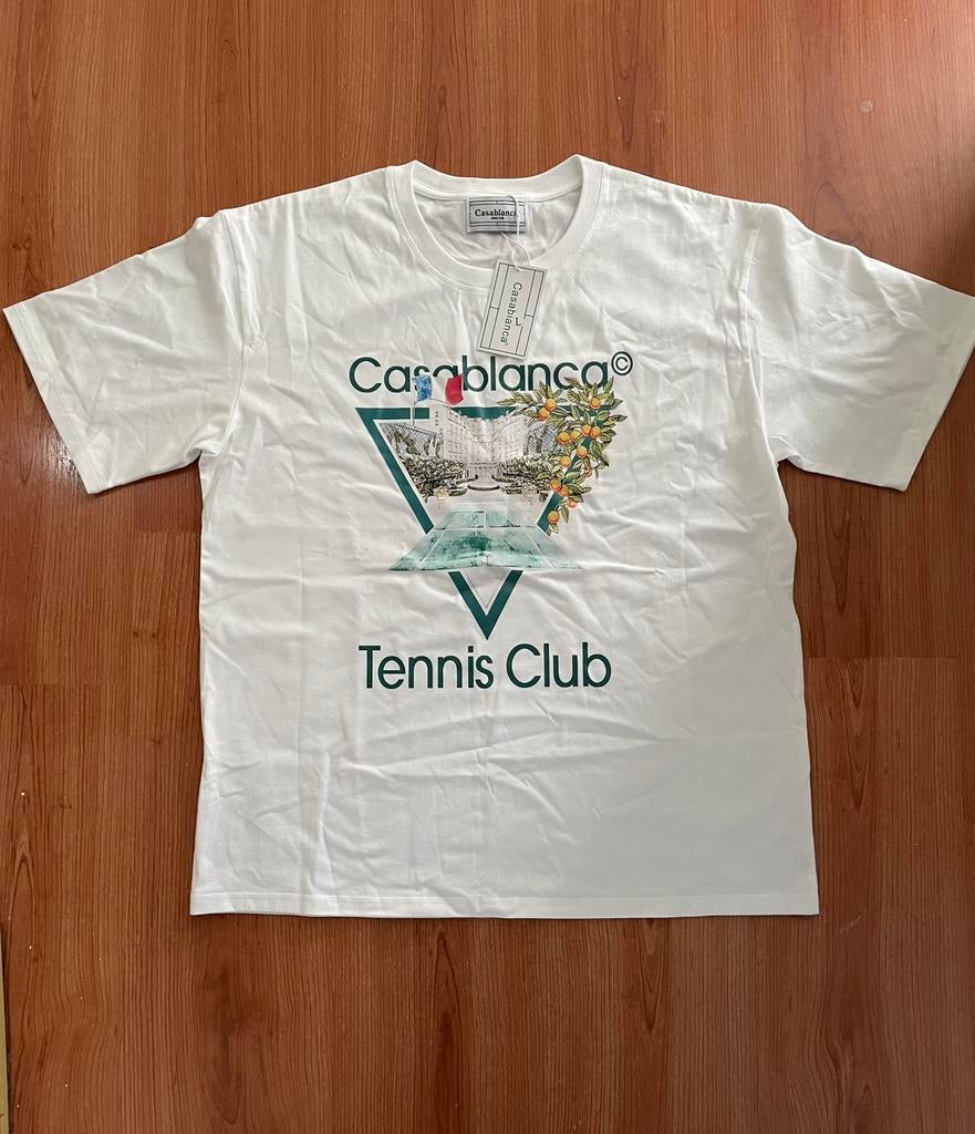 Casablanca t shirt maat L, Kleding | Heren, T-shirts, Ophalen of Verzenden, Zo goed als nieuw, Wit