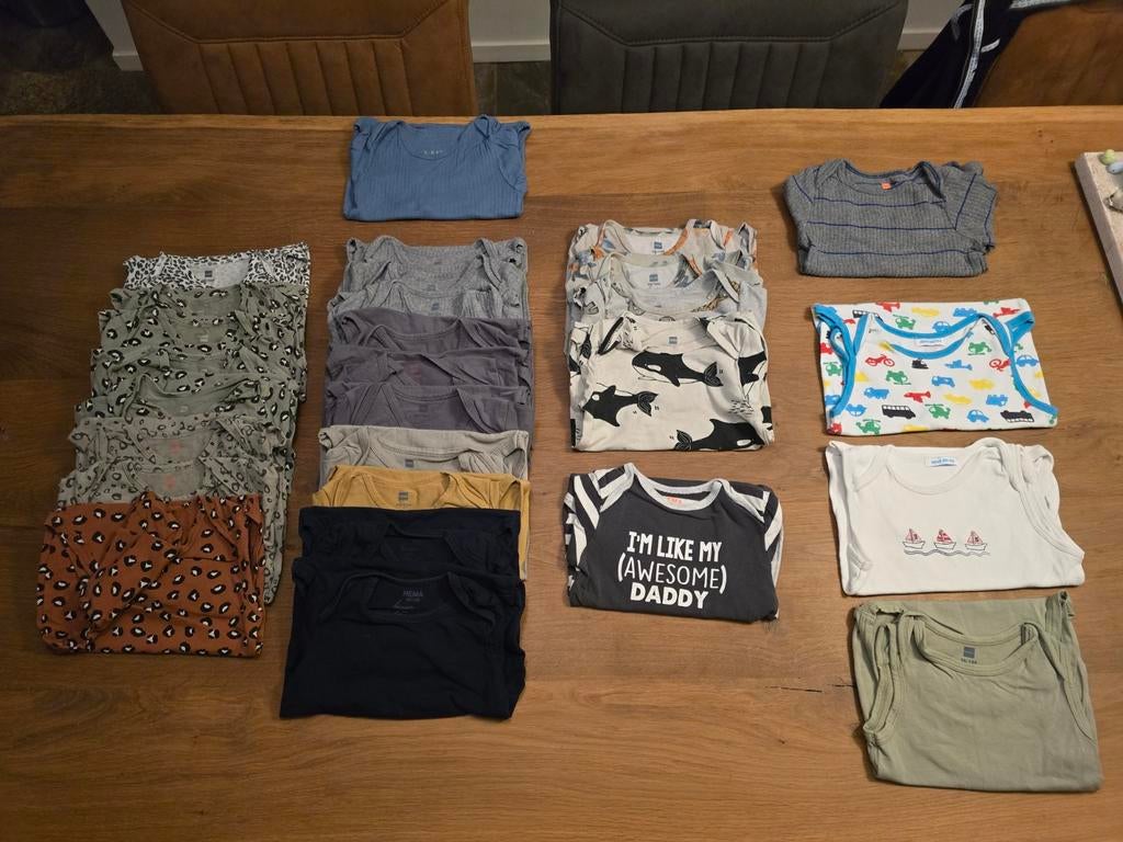 Rompers maat 98/104 - 28 stuks, Nacht- of Onderkleding, Ophalen of Verzenden, Zo goed als nieuw, Hema
