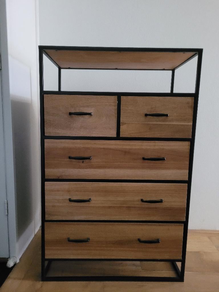 Ladekast met 5 laden - 110x70x40 cm, 5 laden of meer, 100 tot 150 cm, 50 tot 100 cm, Zo goed als nieuw
